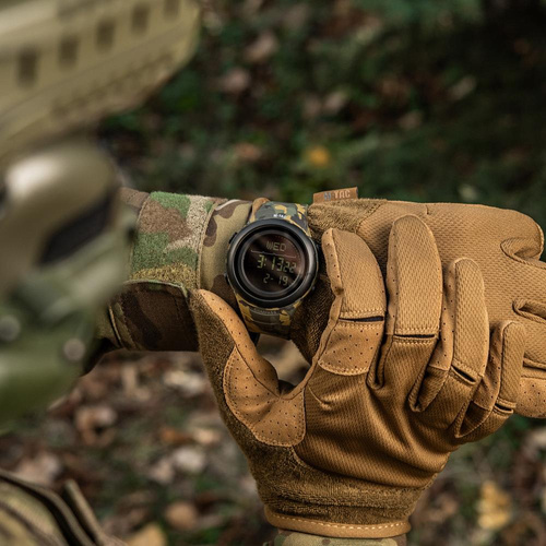 Снаряжение - M-Tac - Тактические часы 2166 - светодиодные - 5 ATM - Камуфляж - 50008030 - Часы