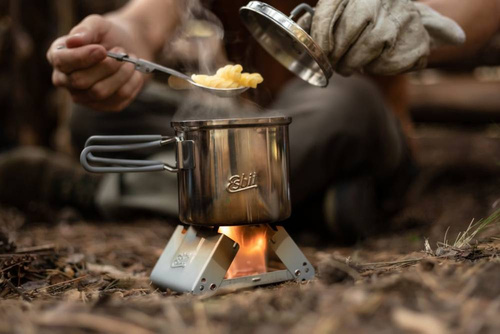 Туризм - Esbit - Туристичний казанок з кришкою - нержавіюча сталь - 625 мл - PT625ST - Казанки