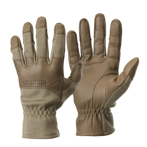Direct Action - Тактичні рукавички Crocodile FR Gloves Long® - Козяча шкіра - Light Coyote - GL-CRFL-NMX-LTC. - Тактичні рукавиці
