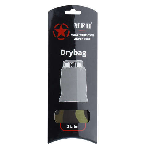 Органайзери тактичні - MFH - Водонепроникний мішок - 1 л - Rip-Stop - M95 CZ Camo - 30510J.