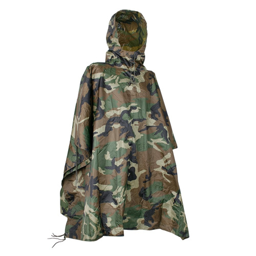 Mil-Tec - Poncho US - RipStop - Woodland - 10630020 - Дождевик