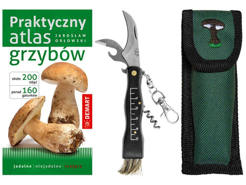 Швейцарські ножі - Joker - Багатофункціональний ніж для грибів - Чорний - JKR90