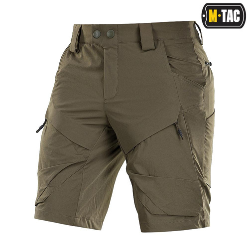 M-Tac - Тактичні шорти Rubicon Flex - 4-Way Stretch - YKK - Dark Olive - 20070048 - Шорти