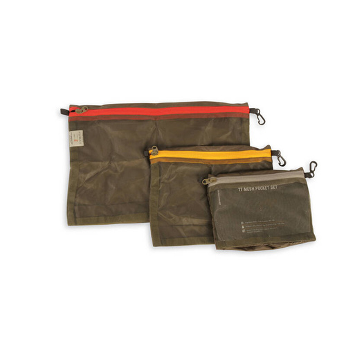 Tasmanian Tiger - Набор органайзеров с сетчатыми карманами - Olive - 7632.331 - Кошельки, футляры для документов
