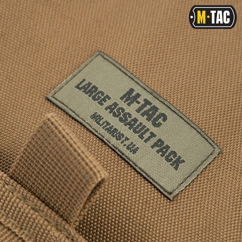 M-Tac - Plecak wojskowy Large Assault Pack Laser Cut - Tan - 10335003 - Рюкзаки тактические