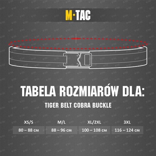 M-Tac - Тактичний ремінь Tiger Belt Tiger Belt Cobra Buckle - Multicam - 10258008