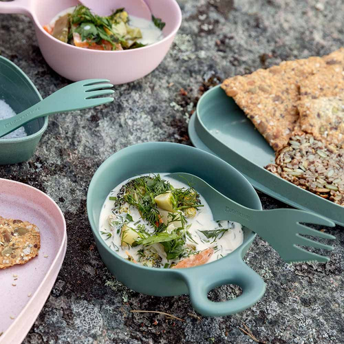 Набор посуды Light My Fire - Outdoor MealKit™ - 8 предметов - HazyBlue - 2418410910 - Наборы туристической посуды