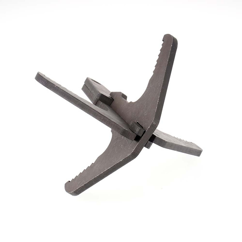 EDCX - Складаний сталевий якір з 15-метровою мотузкою Paracord - чорний - 3308 - Паракорд - Туризм