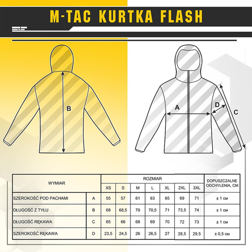 M-Tac - Тактическая куртка Flash - Черный - 20479002 - Тактические куртки - Одежда