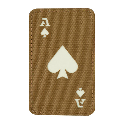 M-Tac - нашивка Ace of Spades - Cordura 500D - Coyote / Fluorescent - 51109599 - Нашивки