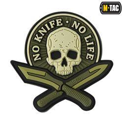 M-Tac - Нашивка No Knife - No Life 3D PVC - Olive - 51128001