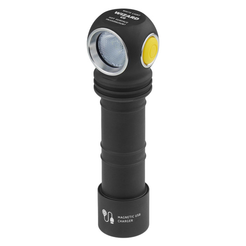 Ліхтарики на голову - Armytek - Wizard C2 акумуляторний ліхтар / налобний ліхтар - 1200 lm - 3200 mAh - F08901C