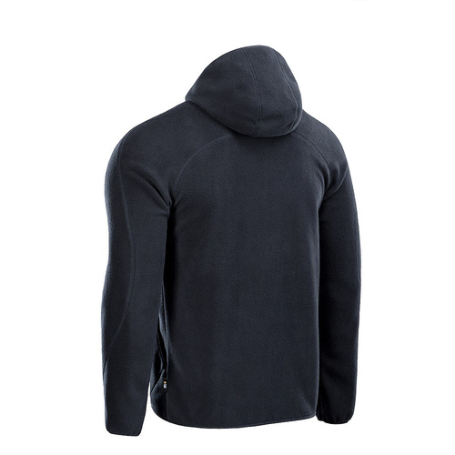 Одежда - M-Tac - Мужская толстовка Lite Microfleece Hoodie - Dark Navy Blue - 20026015 - Флисовые куртки