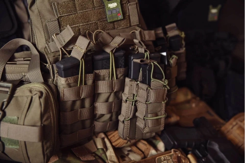 Primal Gear - Підсумок для подвійного магазину Ridae - оливковий - PRI-19-031790 - Підсумки тактичні