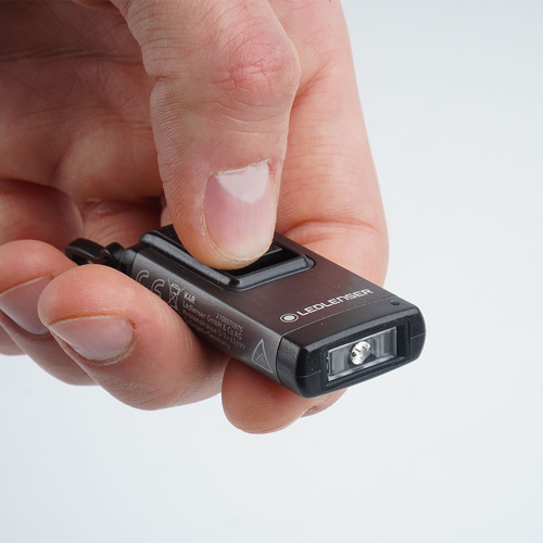 Ліхтарики - Ledlenser - K4R акумуляторний світлодіодний ліхтар / підвіска - 120 лм - сірий - 502574 - Ліхтарі брелки