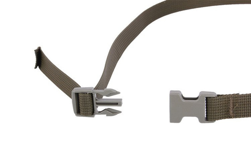 Ремені компресійні - WISPORT - Ремінь із застібкою - 120 см - 25 мм - оливково-зелений