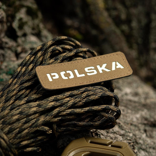 Одежда - M-Tac - Нашивка Польша 25х80 - Laser Cut Fluorescencyjna - Coyote/Lum - 51004205 - Нашивки