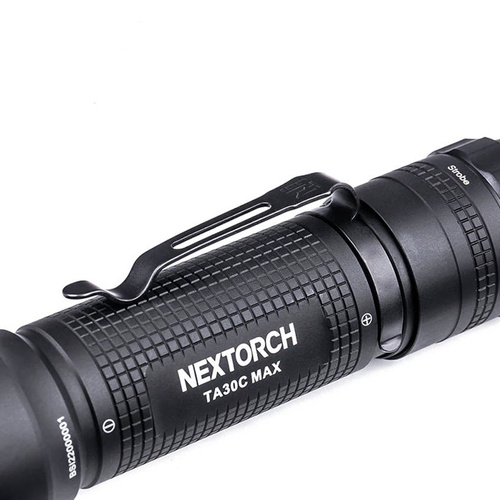 NEXTorch - LED Ліхтарик TA30C MAX - 3000 лм - Алюміній - чорний - TA30C MAX - Ліхтарики акумуляторні - Ліхтарики