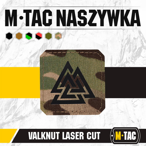 M-Tac - Нашивка Valknut Laser Cut - Multicam/Black - 51162802 - Нашивки - Одяг